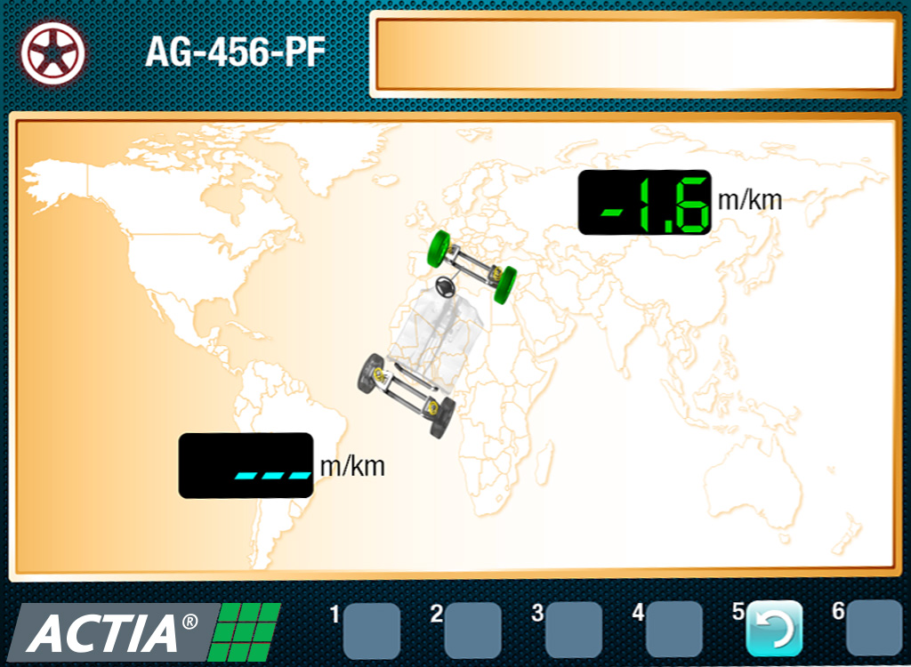 ACTIA Automotive, ligne de contrôle VL - véhicule léger, logiciel : Bilan-Matic XG.